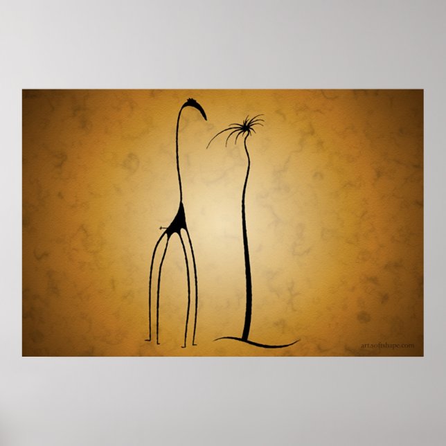 Giraffe Poster (Vorne)