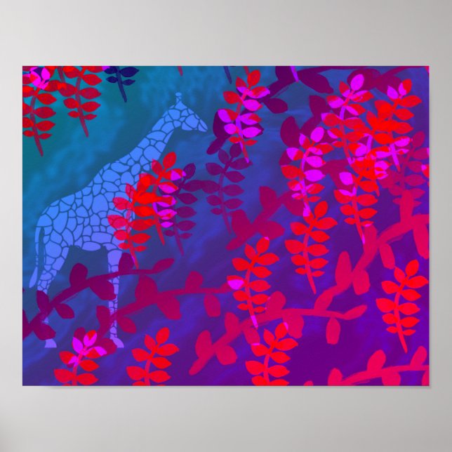 Giraffe Poster (Vorne)