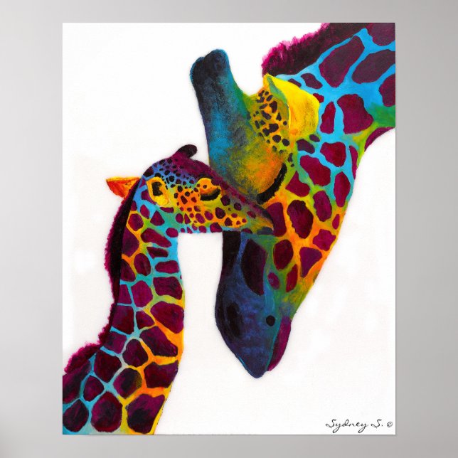Giraffe Poster (Vorne)