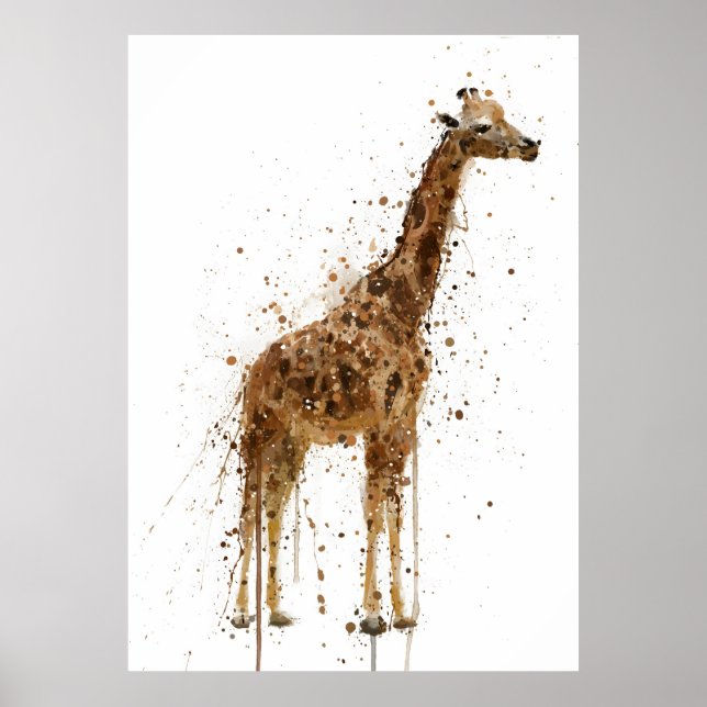 Giraffe Poster (Vorne)
