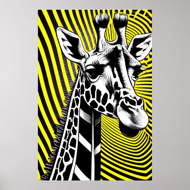 Giraffe Poster (Vorne)