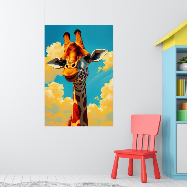 Giraffe Poster (Kinderzimmer 1)