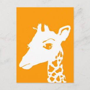Giraffe Postkarte