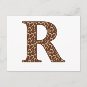 Giraffe Postkarte
