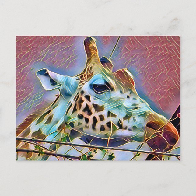 GIRAFFE POSTKARTE (Vorderseite)