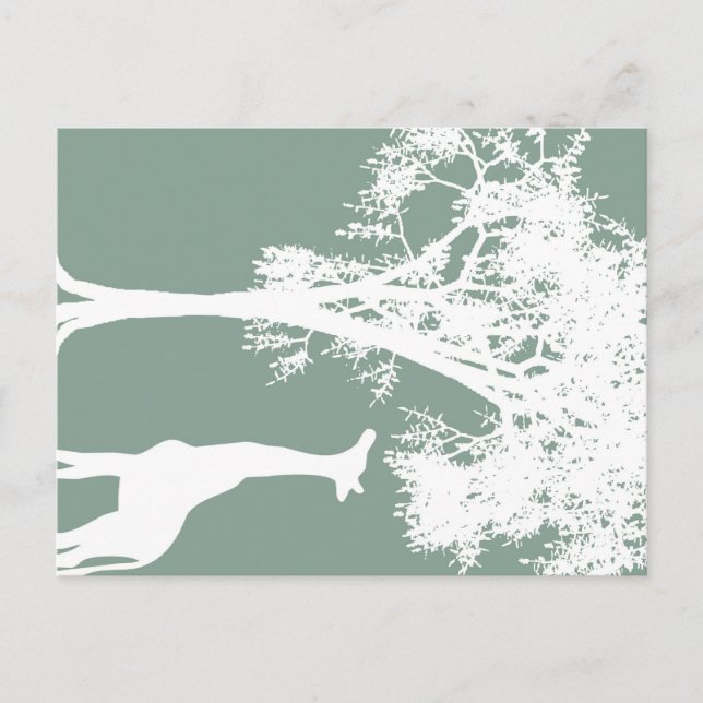 Giraffe Postkarte (Vorderseite)