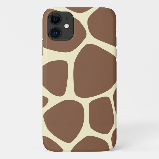 Giraffe Print, Braune Giraffe, Tierdruck, Jungle Case-Mate iPhone Hülle (Rückseite)