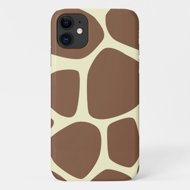 Giraffe Print, Braune Giraffe, Tierdruck, Jungle Case-Mate iPhone Hülle (Rückseite)
