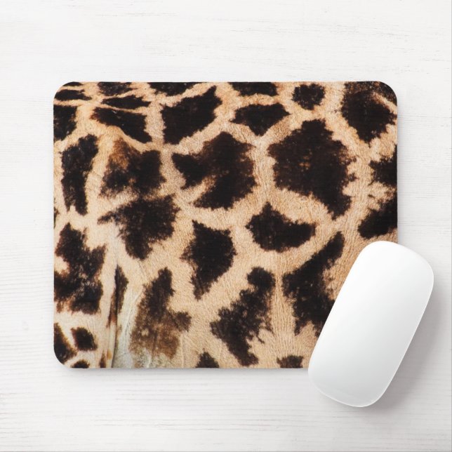Giraffe Print, Braune Giraffe, Tierdruck, Jungle Mousepad (Mit Mouse)