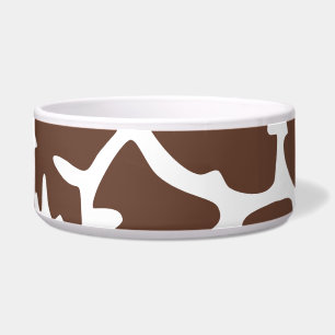 Giraffe Print, Braune Giraffe, Tierdruck, Jungle Napf