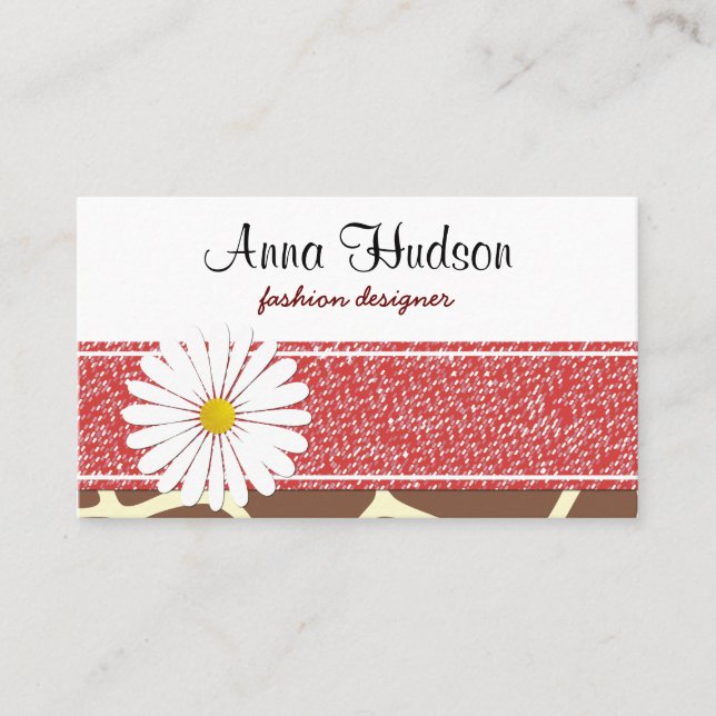 Giraffe Print, Braune Giraffe, Tierdruck, Jungle Visitenkarte (Vorderseite)