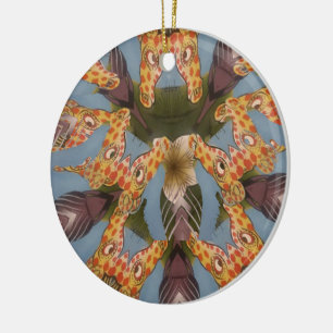 Giraffe Print Keramikornament