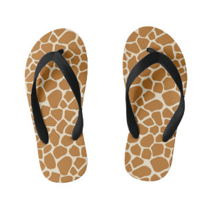 Giraffe Print Kinderbadesandalen