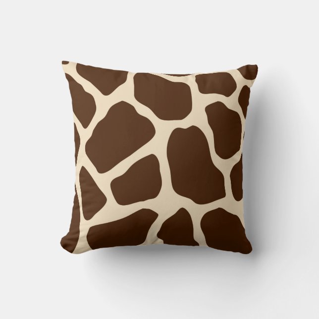 Giraffe Print Kissen (Vorderseite)