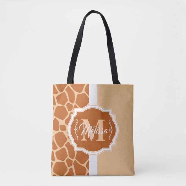 Giraffe Print Monogram (Vorderseite)