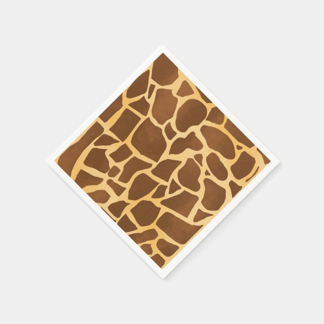 Giraffe Print Napkins Serviette (Ecke)