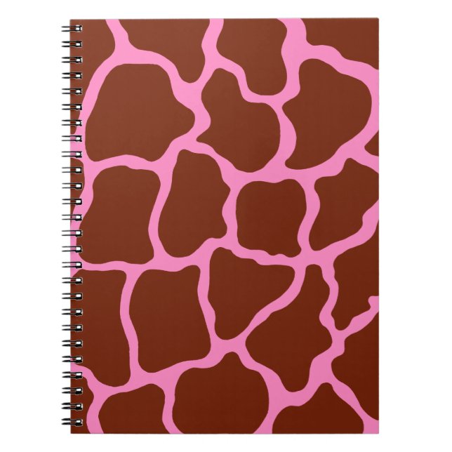 Giraffe Print Notebook Notizblock (Vorderseite)