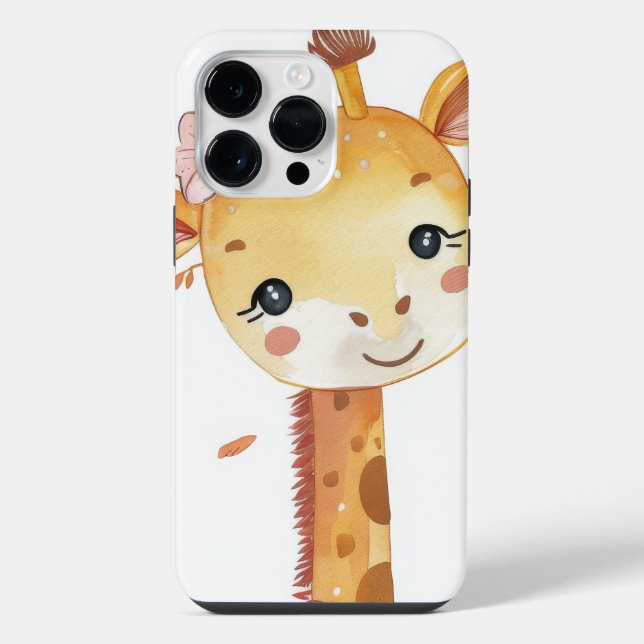 Giraffe Print Phone Case iPhone Hülle (Rückseite)