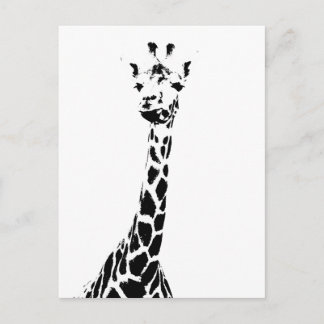 Giraffe Print Postkarte