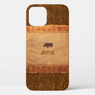 Giraffe Print Rhino African Theme Case-Mate iPhone Hülle