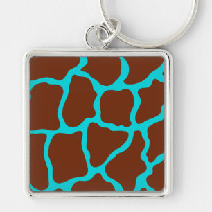 Giraffe Print Schlüsselanhänger