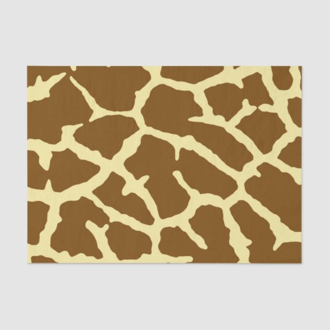 Giraffe Print Seidenpapier (Vorderseite)
