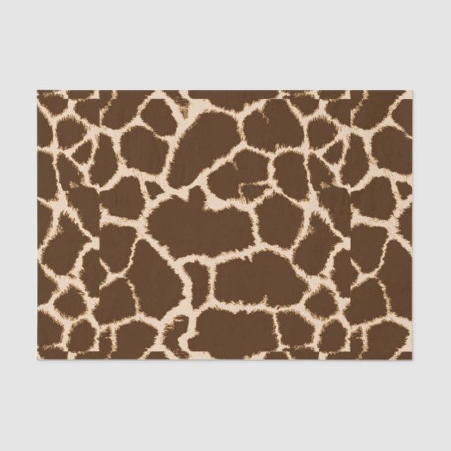 Giraffe Print Seidenpapier (Vorderseite)