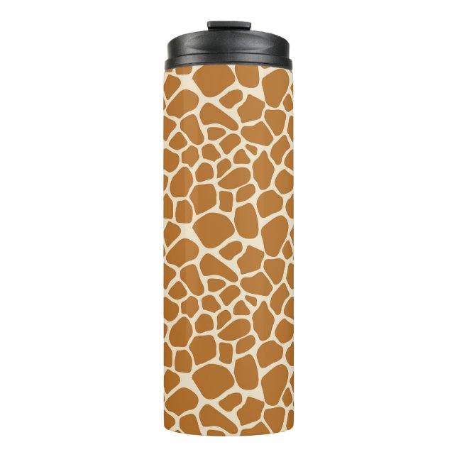 Giraffe Print Tumbler Thermosbecher (Vorderseite)
