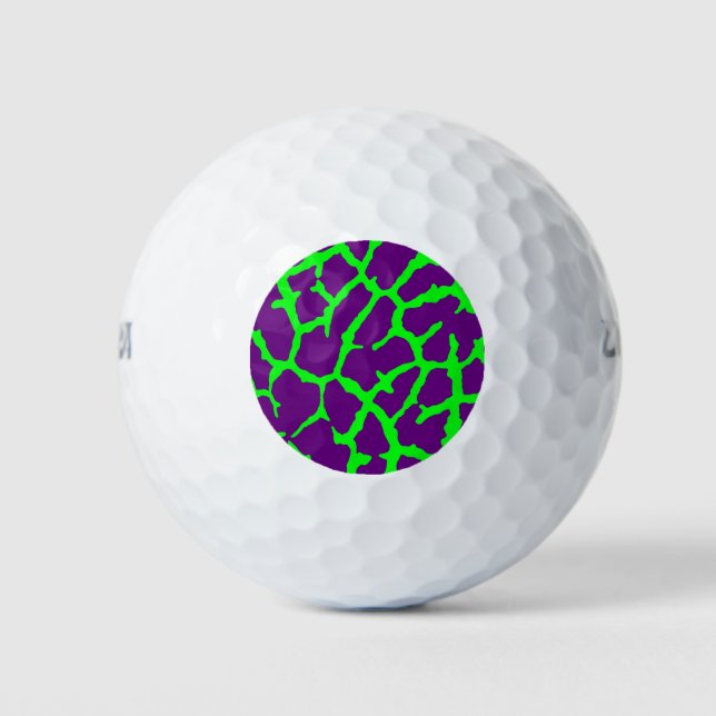 Giraffe Print Wine Limon Golfball (Vorderseite)