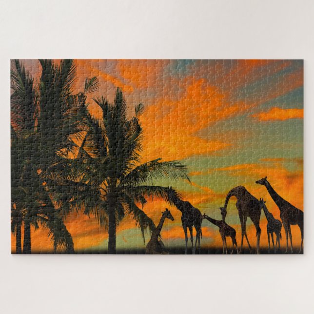 Giraffe Puzzle (Horizontal)