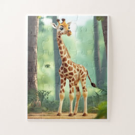 Giraffe-Puzzle für Kinder Puzzle