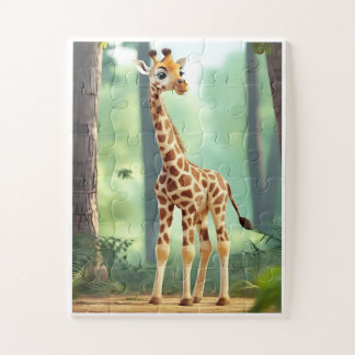 Giraffe-Puzzle für Kinder Puzzle