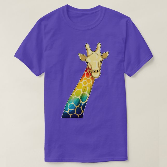 Giraffe Rainbow T-Shirt (Design vorne)