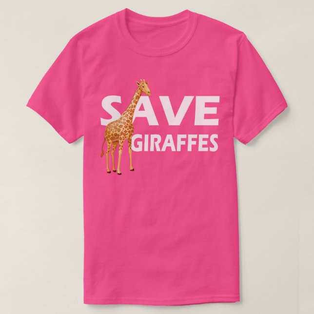 Giraffe Rette Giraffen 1 T-Shirt (Design vorne)