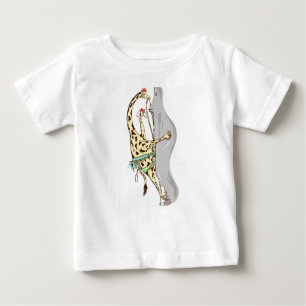 Giraffe Rock Klettern Baby T-shirt