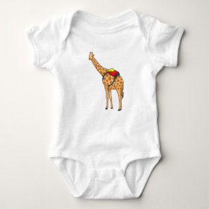 Giraffe Rucksack Baby Strampler