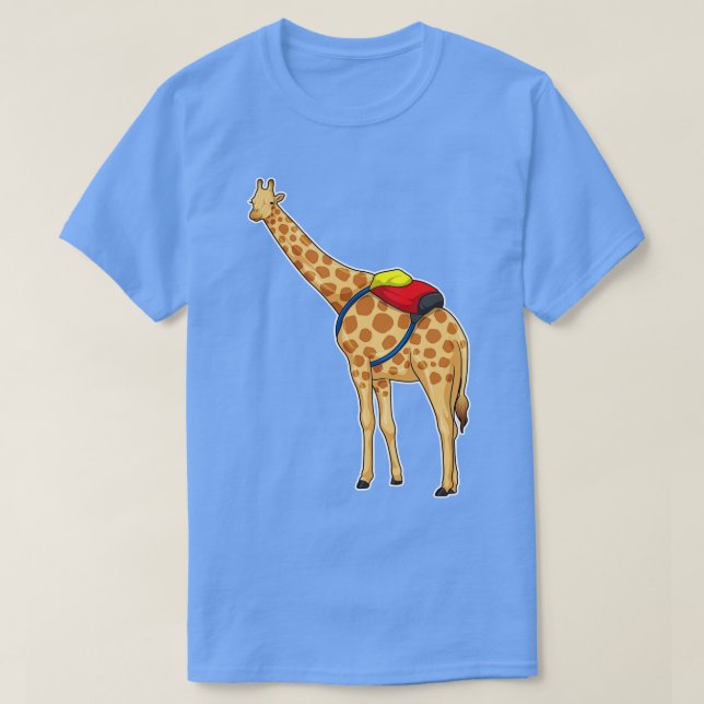 Giraffe Rucksack T-Shirt (Design vorne)