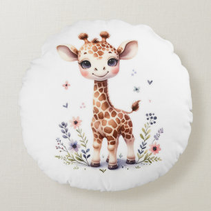 Giraffe Rundes Kissen