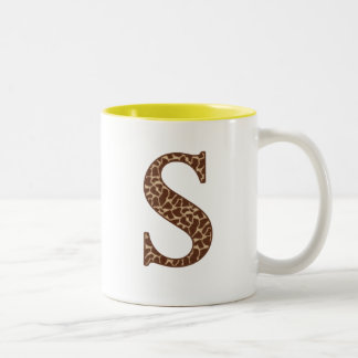 Giraffe S Zweifarbige Tasse