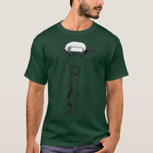 Giraffe Safari Animal Koch Funny Cooking Wild T-Shirt