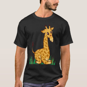 Giraffe Safari Savannah Africa Niedlich Giraffe Lo T-Shirt
