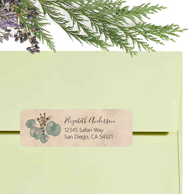 Giraffe Safari Tier botanisch (Von Creator hochgeladen)