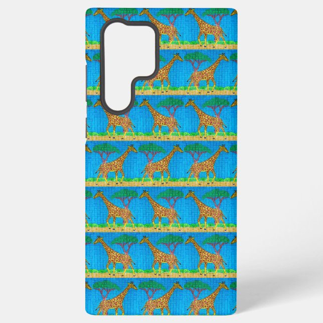 Giraffe - Samsung Fall Galaxy Hülle (Rückseite)