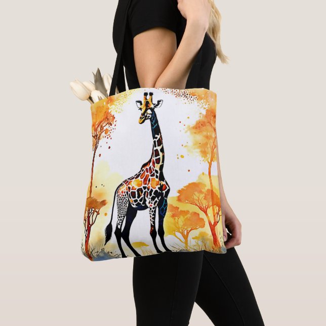 Giraffe Savannah Art (Von Nahem)