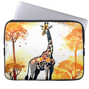 Giraffe Savannah Art Laptopschutzhülle