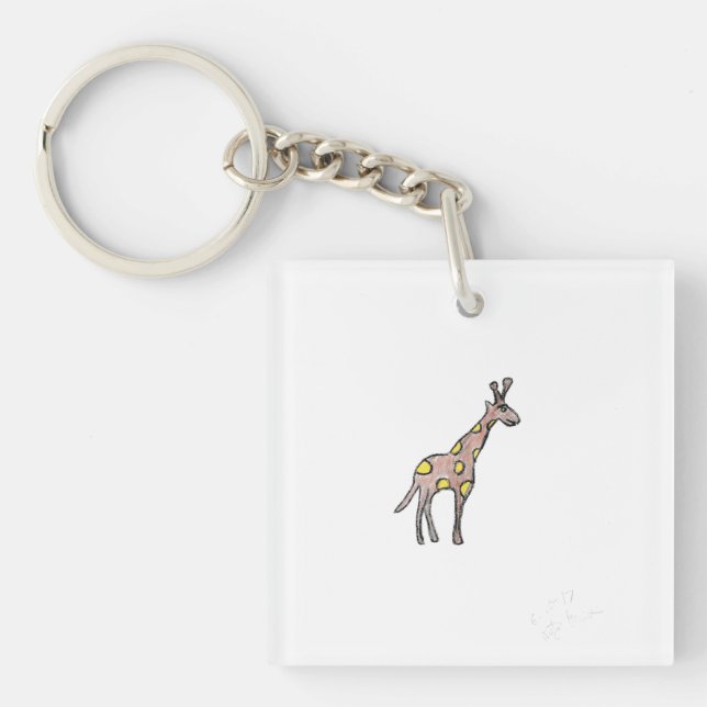 Giraffe Schlüsselanhänger (Vorderseite)