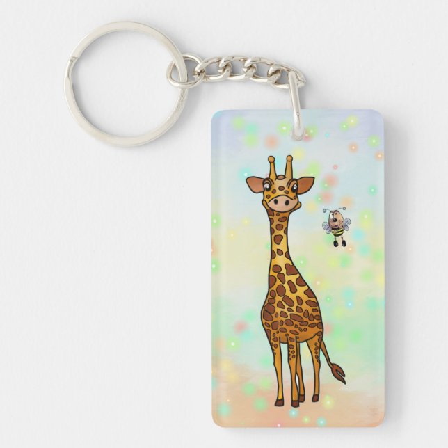 Giraffe  schlüsselanhänger (Vorderseite)