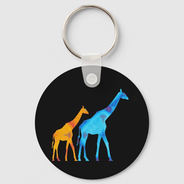 Giraffe Schlüsselanhänger (Vorderseite)