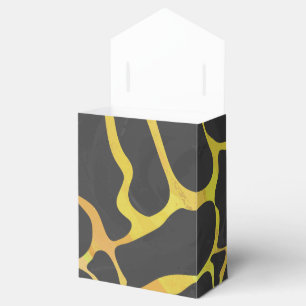 Giraffe Schwarz und Gelb Geschenkschachtel