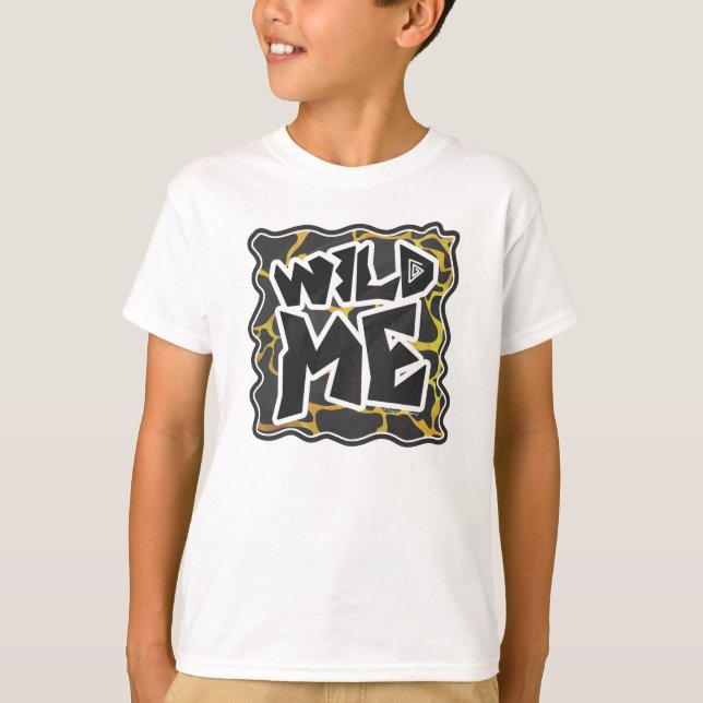 Giraffe, Schwarz und Gelb T-Shirt (Vorderseite)